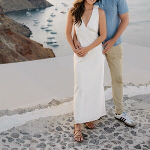 White Sleeveless Dress